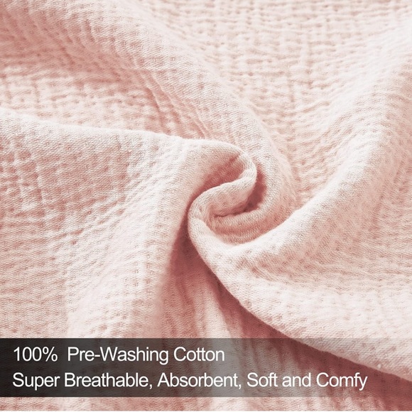 Luxury Home | Chic Peachy Blush Pink Marcielo Textured Euro Pillow Sham Covers - Picture 8 of 9